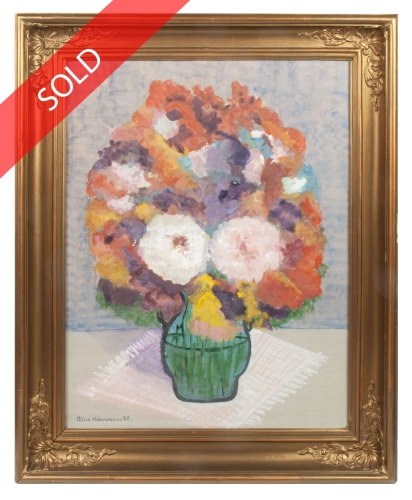 Alicja Hohermann “Flowers in the vase”, 1937 , antique Warsaw, antique paintings, Galeria Żak, art, antiques