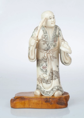 Taoist monk, Japan, Meiji period (1868-1912)  , antique Warsaw, antique home decorations, Galeria Żak, art, asian, oriental, sculpture
