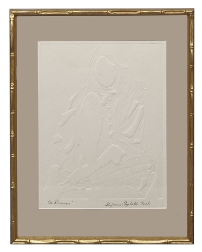 Stefanie Elizabeth Thiel “The dereamer”  , antique Warsaw, antique paintings, Galeria Żak, art, antiques