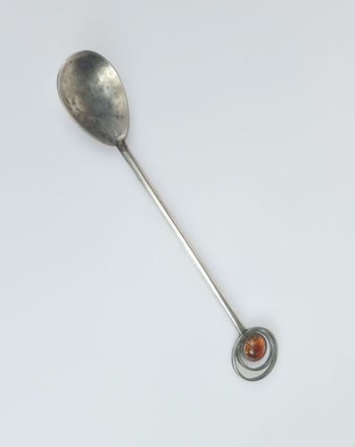 Łyżeczka, Polska, 1963-1986, antyki Warszawa, skup antyków, dawne srebra, stare srebra, srebra antyczne, antyki, Galeria Żak