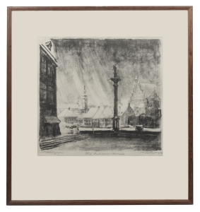 Aleksander Sołtan " Castle Square- Warsaw” 1956 