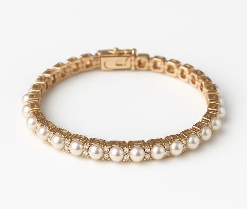 Bransoleta z perłami , antyki Warszawa, skup antyków, dawna biżuteria, antyki, Galeria Żak