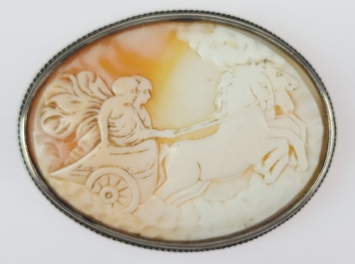 Cameo brooch, 19th/20th century , antique Warsaw, jewelry, old jewelry, Galeria Żak, art, antiques