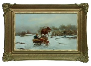 Jan Wolski "A hunting trip with dogs"