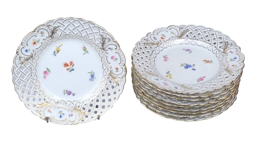 Plate, Meissen, 20th century, antique Warsaw, antique porcelain, old porcelain, Galeria Żak, art, antiques