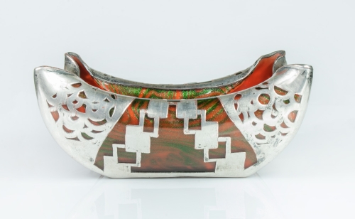 Jardinière, Att. Loetz, early 20th century , antique Warsaw, antique, Art Nouveau, Galeria Żak, art, glass