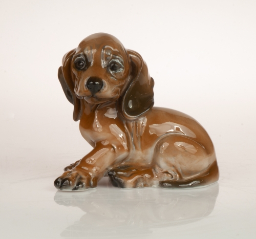 Dachshund, Georg Küspert , Rosenthal, 1950’s, antique Warsaw, antique porcelain, old porcelain, Galeria Żak, art, antiques