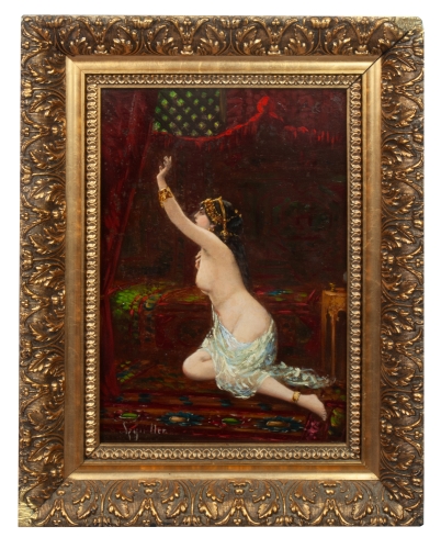 Pantaleon Szyndler “Salome” , antyki Warszawa, skup antyków, dawne malarstwo, malarstwo aukcyjne, malarstwo polskie, Galeria Żak