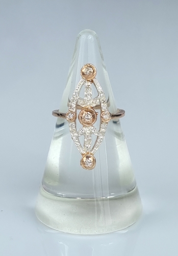 Diamonds ring, antique Warsaw, jewelry, old jewelry, Galeria Żak, art, antiques