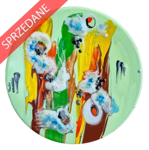 Talerz dekoracyjny,  Olkusz, lata 70te XX w.