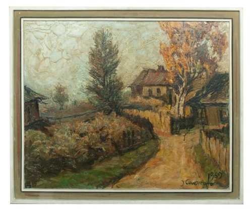 Józef Charyton “Landscape” 1969  , antique Warsaw, antique paintings, Galeria Żak, art, antiques
