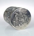 Tea caddy, 20th century , antique Warsaw, silver, old silver, Galeria Żak, art, antiques