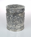 Tea caddy, 20th century , antique Warsaw, silver, old silver, Galeria Żak, art, antiques