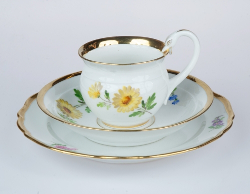 Zestaw śniadaniowy, Miśnia, okres Knaufzeit (1850-1924) , antyki Warszawa, skup antyków, porcelana, stara porcelana, Galeria Żak