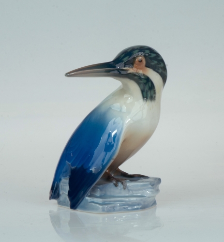 Kingfisher, Jens Peter Dahl-Jensen, Bing & Grondahl, 1915-1947  , antique Warsaw, antique paintings, Galeria Żak, art, antiques