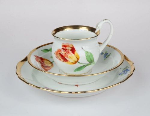 Breakfast Set, Meissen, 1850-1924 , antique Warsaw, antique porcelain, old porcelain, Galeria Żak, art, antiques