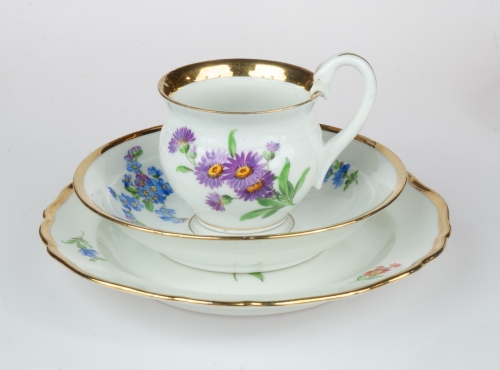 Breakfast Set, Meissen, 1850-1924 , antique Warsaw, antique porcelain, old porcelain, Galeria Żak, art, antiques