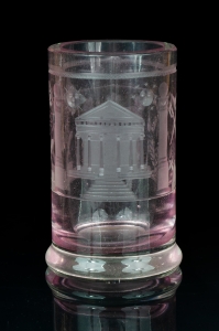 Masonic glass, Central Europe, half of the 19th century