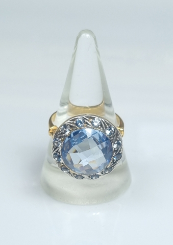 Aquamarine ring, antique Warsaw, jewelry, old jewelry, Galeria Żak, art, antiques