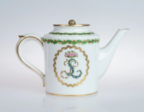 Imbryk,  Francja, I poł. XIX w. , antyki Warszawa, skup antyków, porcelana, stara porcelana, Galeria Żak