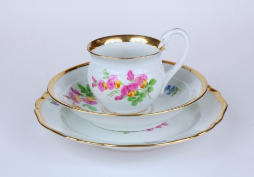 Zestaw śniadaniowy, Miśnia, okres Knaufzeit (1850-1924), antyki Warszawa, skup antyków, porcelana, stara porcelana, Galeria Żak