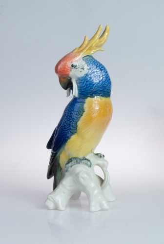 Parrot, Karl Ens, 1900-1919, antique Warsaw, antique porcelain, old porcelain, Galeria Żak, art, antiques
