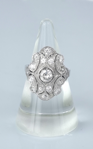 Diamonds ring, antique Warsaw, jewelry, old jewelry, Galeria Żak, art, antiques