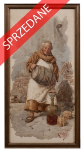 Eduardo Vitali “Mnich rozlewający wino”