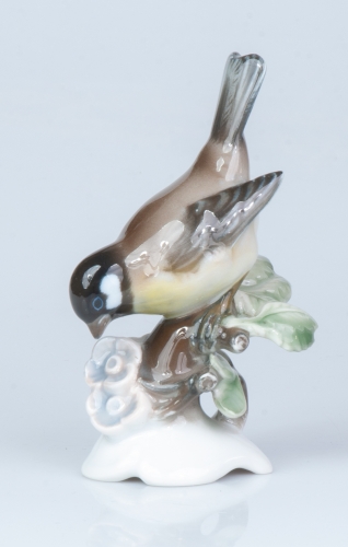 Sikorka bogatka, Hugo Meisel, Rosenthal, lata 50. XX w. , antyki Warszawa, skup antyków, porcelana, stara porcelana, Galeria Żak