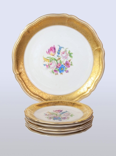 Zestaw do owoców, Rosenthal, lata 50. XX w. , antyki Warszawa, skup antyków, porcelana, stara porcelana, Galeria Żak