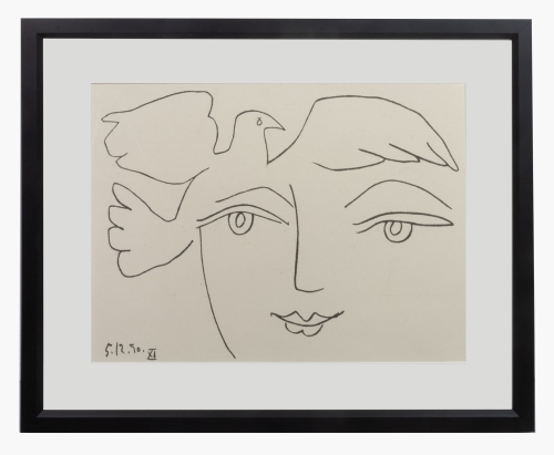 Pablo Picasso ”The Face of Peace XI”  , antique Warsaw, antique paintings, Galeria Żak, art, antiques