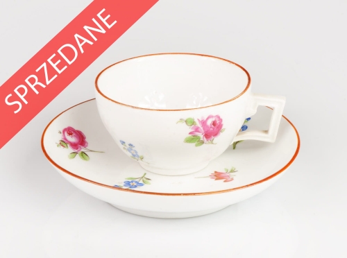 Filiżanka, Miśnia, lata 1774-1814, antyki Warszawa, skup antyków, porcelana, stara porcelana, Galeria Żak