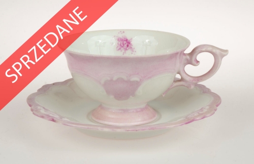 Filiżanka, Tirschenreuth, Bavaria, 1944 r., antyki Warszawa, skup antyków, porcelana, stara porcelana, Galeria Żak