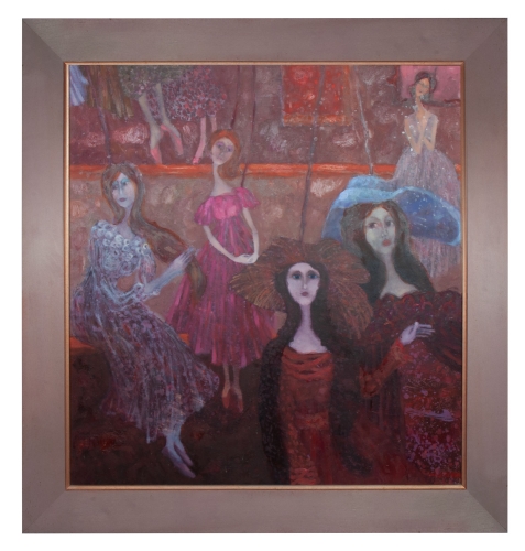 Martta Węg “Dolls I” 2006   , antique Warsaw, antique paintings, Galeria Żak, art, antiques