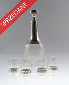 Zestaw do alkoholi, Bardies - Faure & Cie, Paryż, pocz. XX w. 