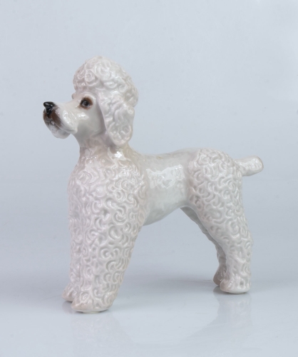 Pudel, Fritz Heidenreich, Rosenthal, lata 40. XX w. , antyki Warszawa, skup antyków, porcelana, stara porcelana, Galeria Żak