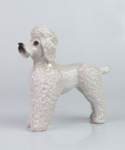 Poodle, Fritz Heidenreich, Rosenthal, 1940’s, antique Warsaw, antique porcelain, old porcelain, Galeria Żak, art, antiques