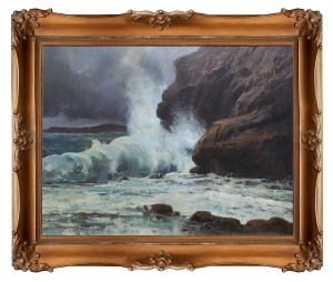 Czesław Borys Jankowski "Rough sea", 1909 
