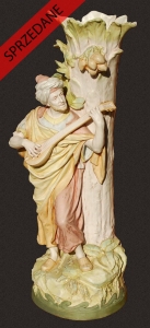 Wazon porcelanowy, Royal Dux, Duchcov, Czechy, ok. 1910 r.