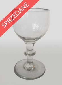 Kieliszek typu karczmiak, XIX w. 