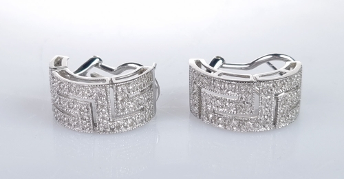 Diamonds earrings, antique Warsaw, jewelry, old jewelry, Galeria Żak, art, antiques