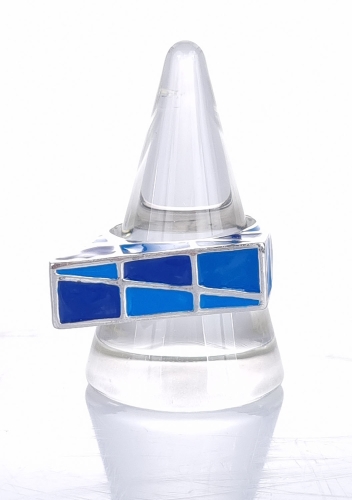 Enamel ring, antique Warsaw, jewelry, old jewelry, Galeria Żak, art, antiques