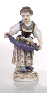 Dziewczynka z kwiatami, Miśnia, 1910 r.