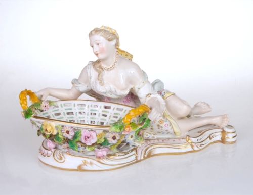 Paterka na słodycze, Europa Zachodnia, XIX/XX w., antyki Warszawa, skup antyków, porcelana, stara porcelana, Galeria Żak