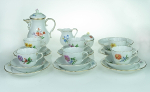 Coffee service, Meissen, 20th century