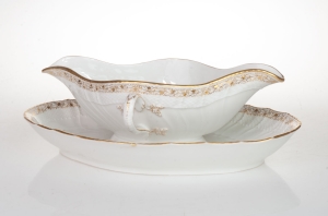 Sauceboat, KPM, Berlin, 19th century