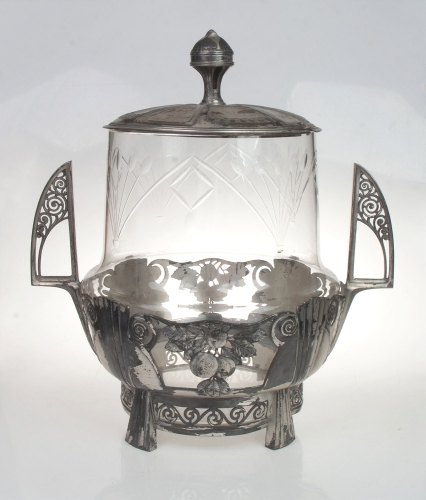 Bola do ponczu, ok. 1900 r., antyki Warszawa, skup antyków, dawne szkła, stare szkła, szkła antyczne, antyki, Galeria Żak