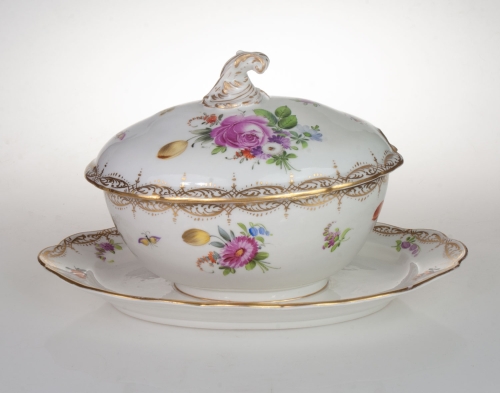 Tureen, Meissen, 19th century, antique Warsaw, antique porcelain, old porcelain, Galeria Żak, art, antiques