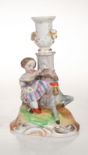Candlestick, France, 19th century , antique Warsaw, antique porcelain, old porcelain, Galeria Żak, art, antiques