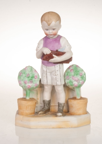 Figurine with Vase, 20th century., antique Warsaw, antique porcelain, old porcelain, Galeria Żak, art, antiques